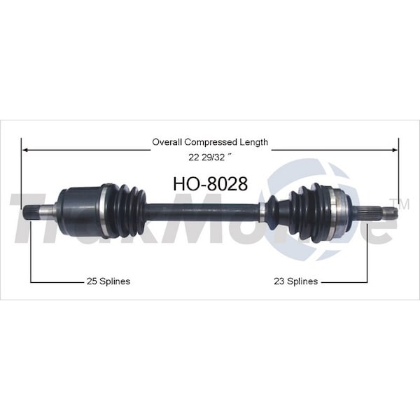 Surtrack Axle Cv Axle Shaft, Ho-8028 HO-8028 - main